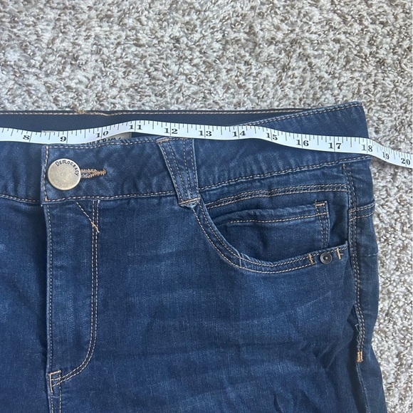 Democracy Blue Denim Jean Shorts Stretch Casual Summer Classic 16 - Picture 5 of 6